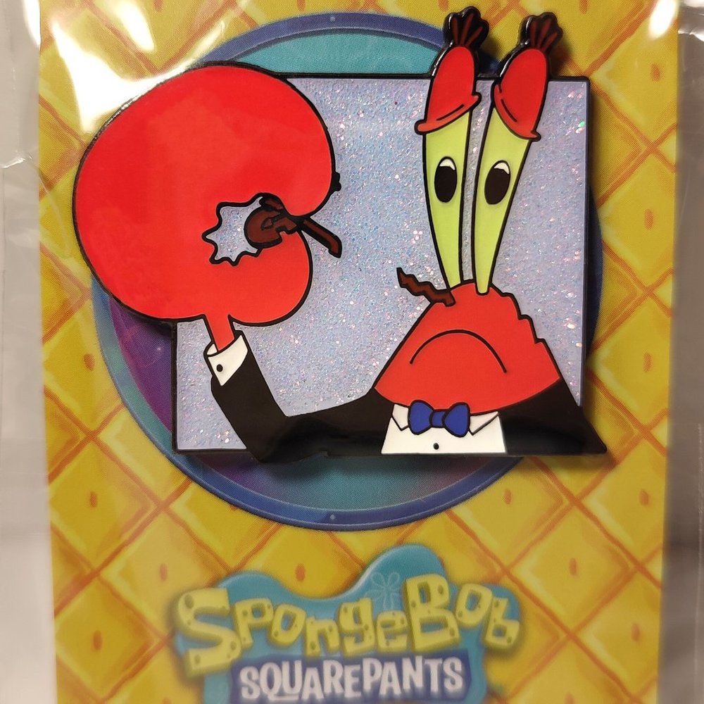 Mr Krabs Worlds Smallest Violin Official Spongebob Squarepants Pin